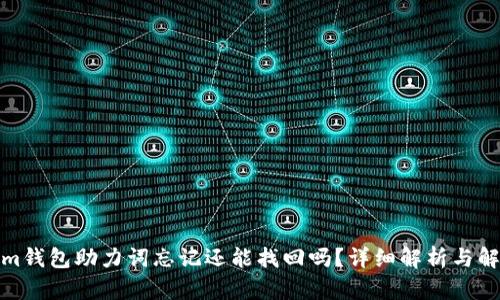 Tokenim钱包助力词忘记还能找回吗？详细解析与解决方案